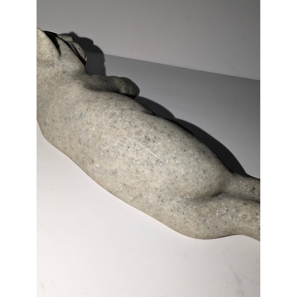 Lot of 3 Second Nature Design Quarry Critters Stone Cats "Chelsea, Clyde, Chico" - Picture 12 of 16